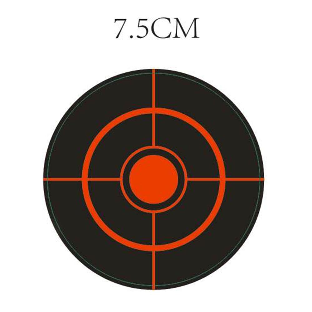 250/100 rolle Schießen Ziel Aufkleber 7,5 cm Lange Anhaltende dauerhaft Schießen Zubehör Bullseye Spritzwasser Ziel Reaktiven Aufkleber