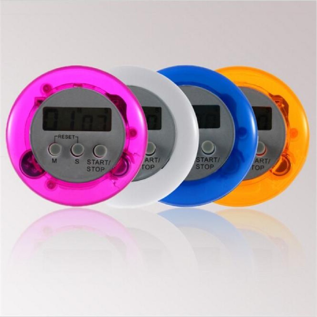 Kitchen Racing Alarm Clock Stop Watch Digital Magnetic LCD Stopwatch Timer Random color