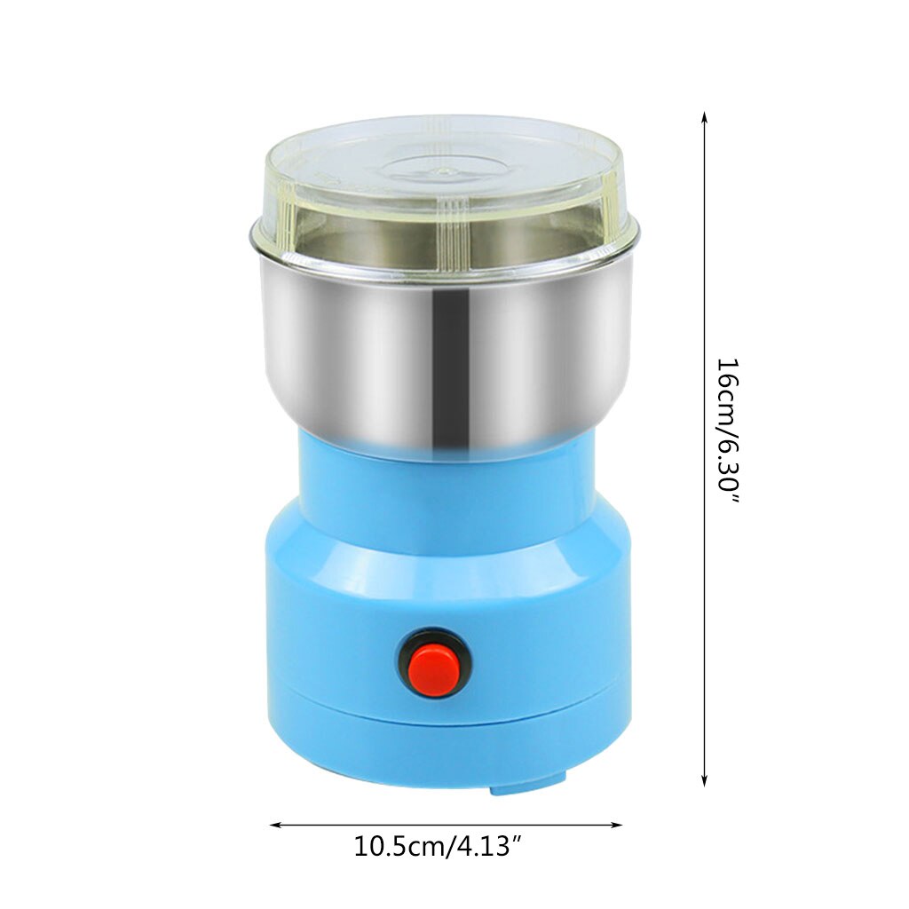 Electric Coffee Grinder Multifunction Stainless Steel Blade Cafe Spice Mill Blender Nut Bean Seeds Grinding Smash Machine