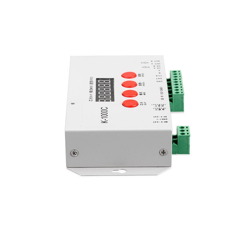 K1000c sd-kortkontroller rgb-kontroller  ws2801 ws2811 ws2812b lpd 6803 ledet 2048 piksler stripe lys pikselkontroller