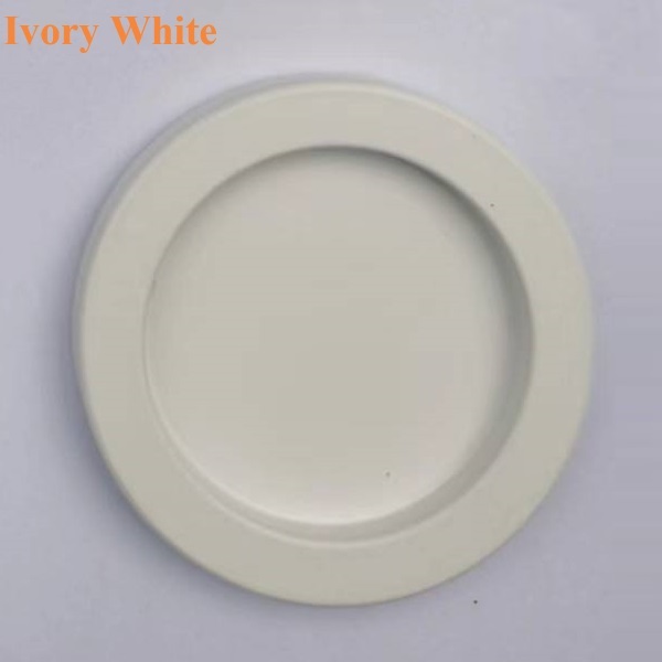 Poignée ronde ronde en aluminium pour porte coulissante en verre, or noir mat, 4 pièces: Ambre