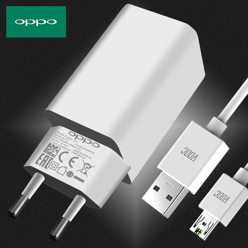 Oppo R11 Charger Flash Lading Vooc Micro Usb/Type-C Kabel Originele 5V 4A Snel Opladen Voor r11s R9s R7s R15 A5s A3s R17 K3 K5: EU Micro USB Cable