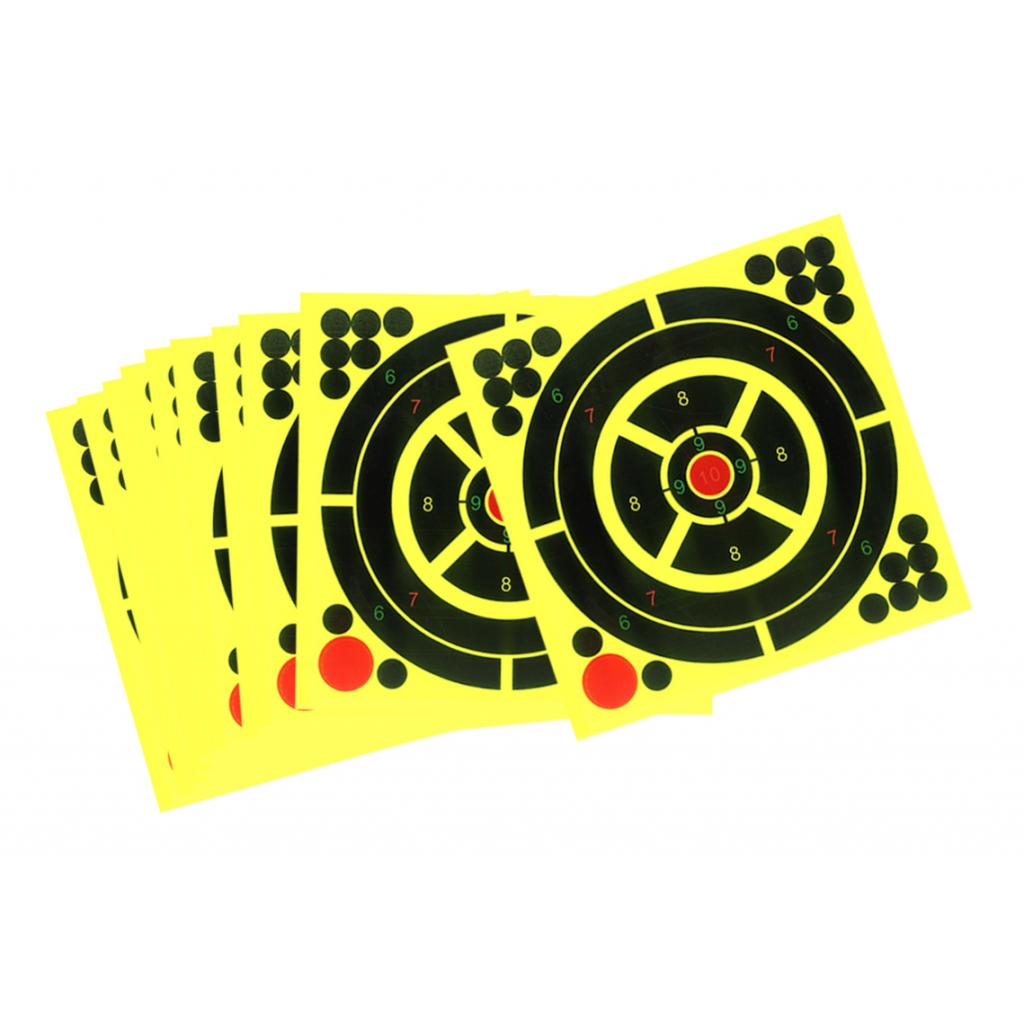 10 lot Self-Adhesive Shooting Targets 8x8inch for Shoot Training Accessories