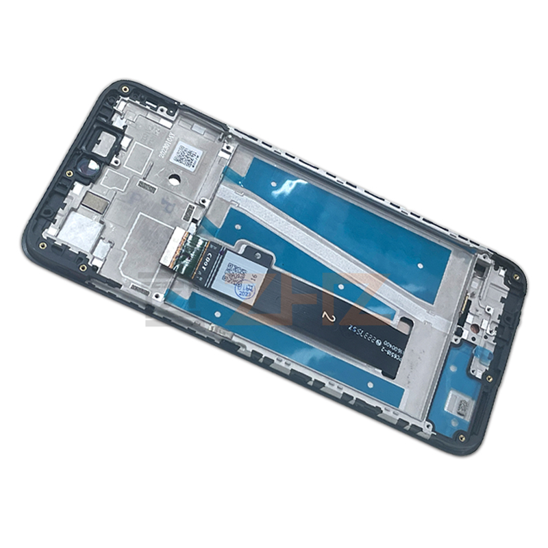 För motorola moto  g 5g lcd-skärm pekskärm digitaliseringsenhet med ram för moto  g 5g skärm reservdelar