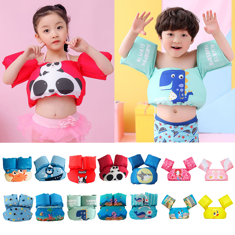 Kids Swim Arm Rings Puddle Jumper Baby Kids Arm Ring Life Vest Floats Foam Safety Life Jacket Sleeves Armlets Swim Circle Tube