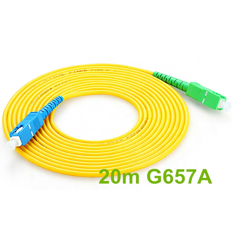Sc apc upc optisk patchcord 20m fiber patch kabel ... – Vicedeal