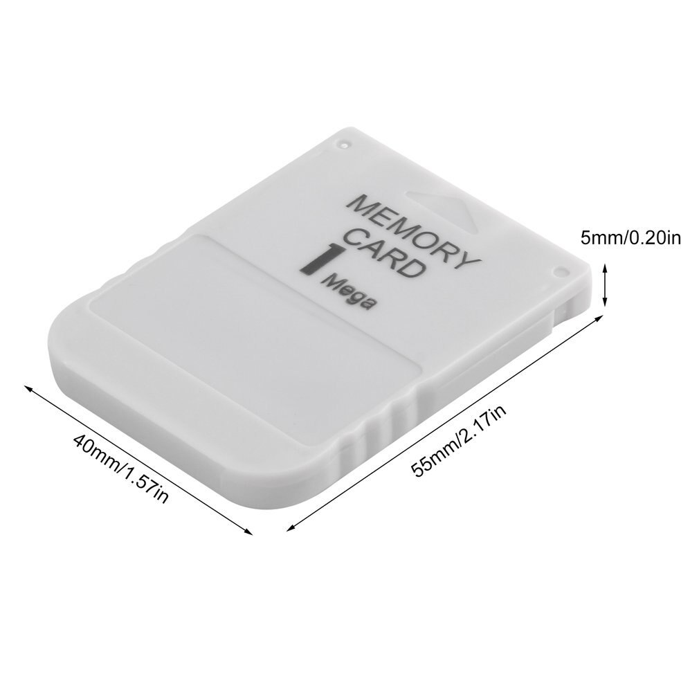 PS1 Geheugenkaart 1 Mega Geheugenkaart Voor Playstation 1 Een PS1 Psx Game Handige Praktische Betaalbare Wit 1 M 1Mb
