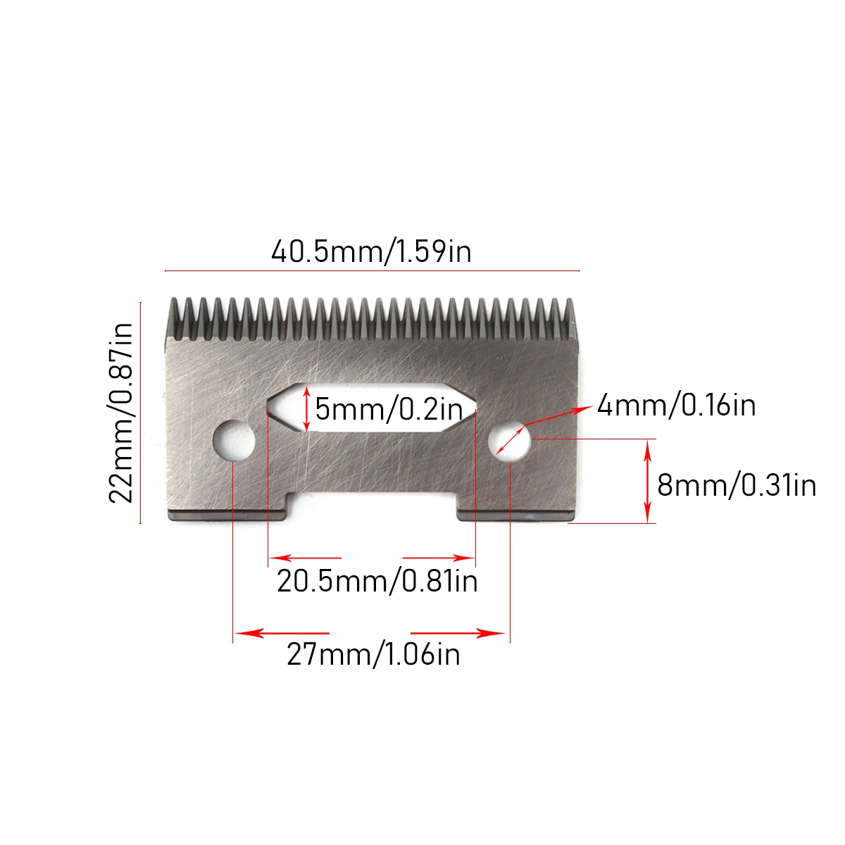 VGR V-003 DLC Blade Hair Clipper Blade Trimmer Replacement Original Cutter Head Barber Accessories