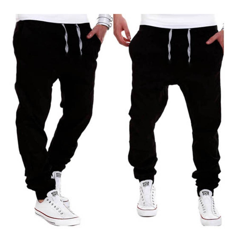Mænd bukser joggingbukser slacks jogger sportwear baggy bukser