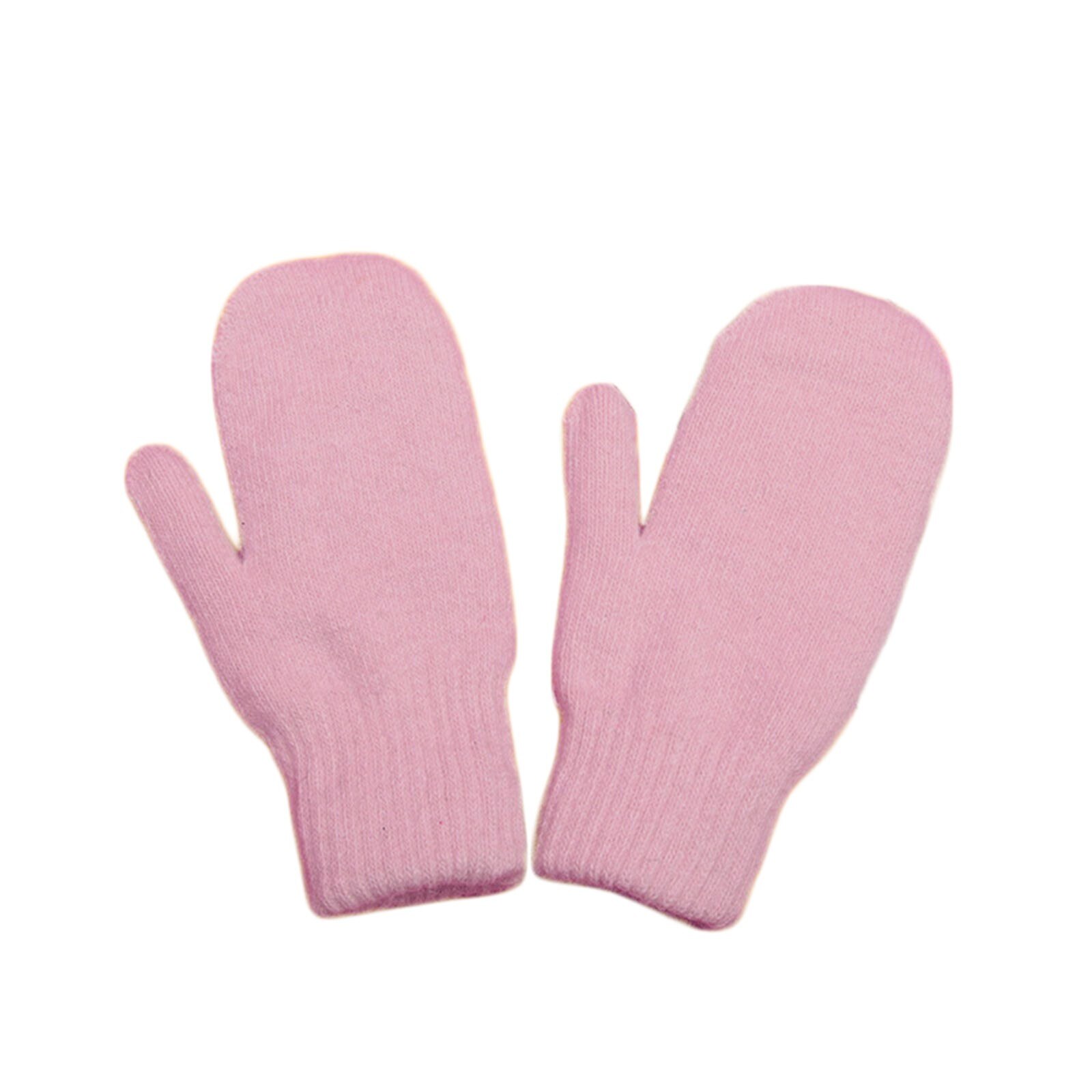 Gloves Knitted Gloves Women's Warm Solid Winter Gloves Full Finger Mitten Gloves For Women Girl Guantes Invierno 211: PK