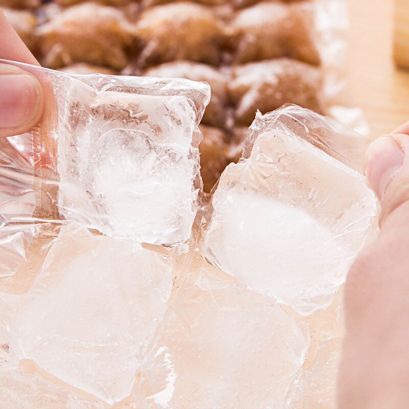 Bolsas de molde para cubitos de hielo desechables, molde para congelador, bolsas de PE, accesorios de cocina, DIY, 50/100/200 Uds.