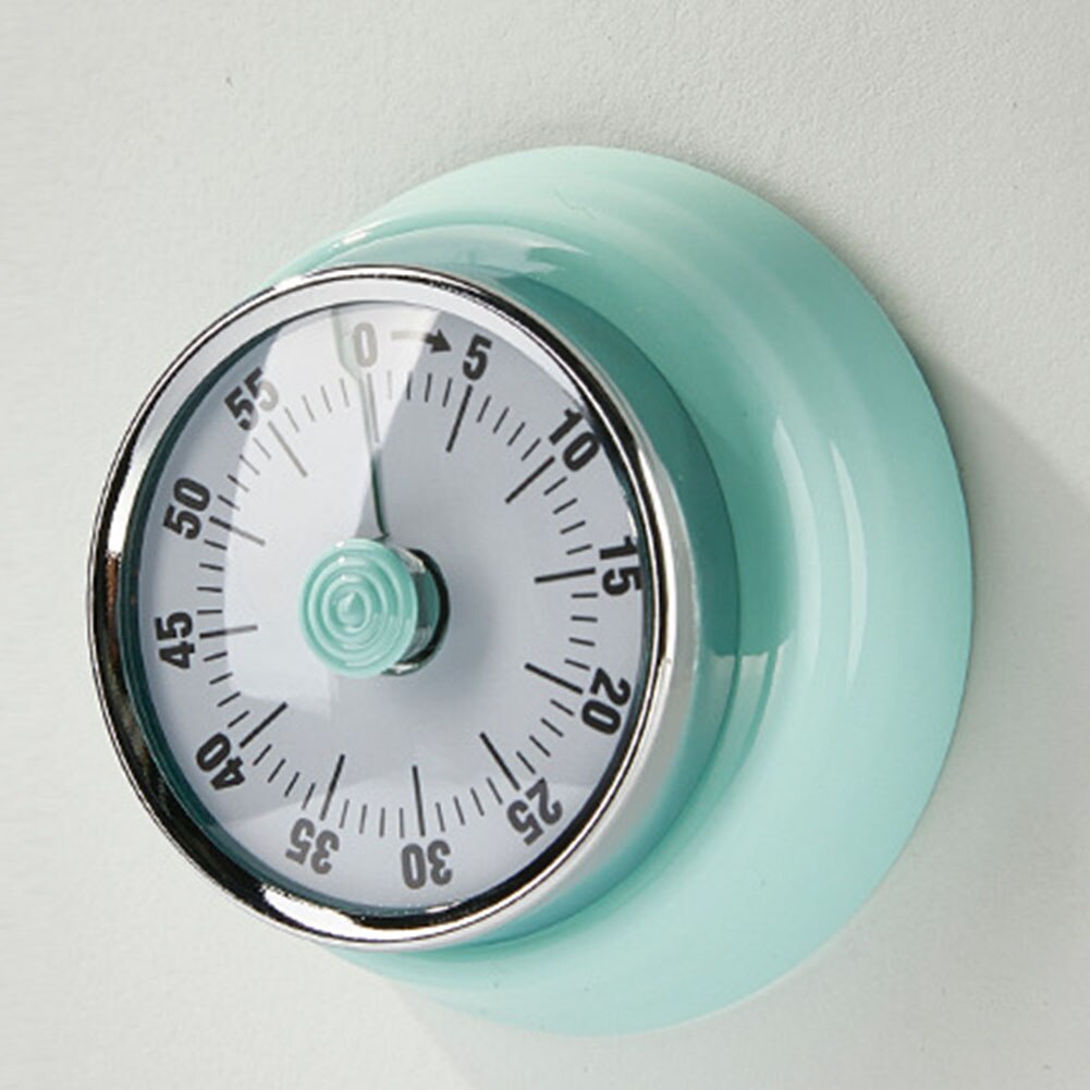 Portable Mechanical Clockwork Digit Count Down Practical Large Dial Retro Kitchen Timer Multi Use Reminder Magnetic Bottom