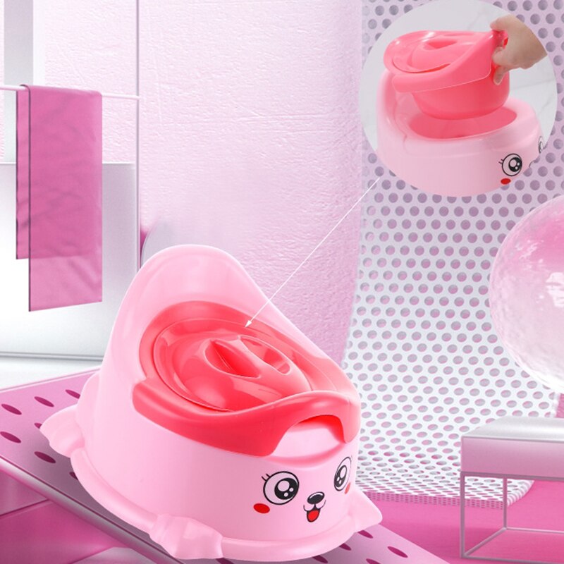 1 Pc augmenter la taille mignon bébé pot toilette chaise de formation avec couvercle de rangement amovible facile à nettoyer