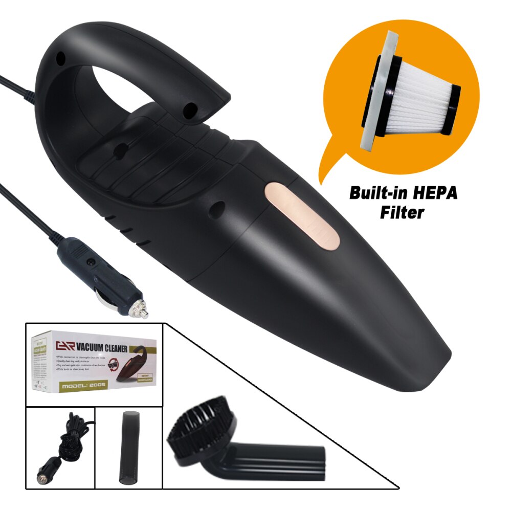 12v 120W Super Car Auto Vent Cleaner Vacuum Car Cleaner High Power Wet Dry Handheld Portable Vacuum Hoover Cleaner