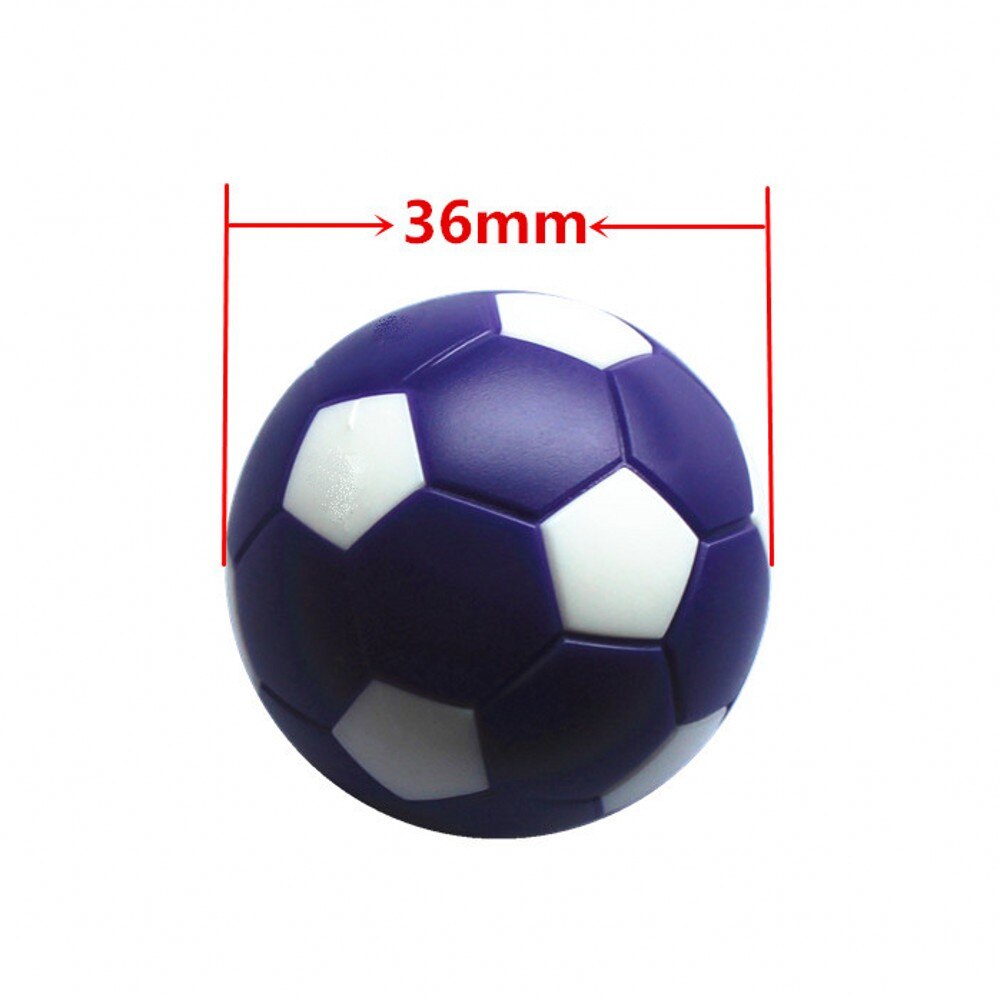 Tabletop football ball mini balls Soccer Table Ball Fuzzball Indoor Game Purple+White 36mm plastic 24g/pcs