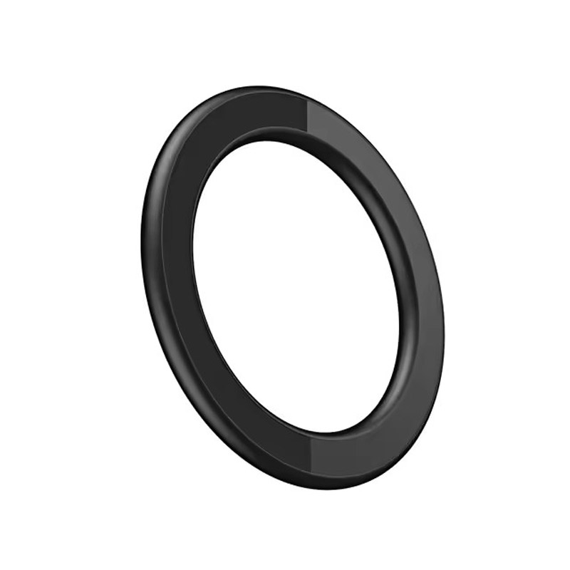 1pc simples anel magnético titular para iphone 16 15 14 ímã de parede suporte do telefone móvel suporte magnético do telefone do carro para caso magsafe: Preto