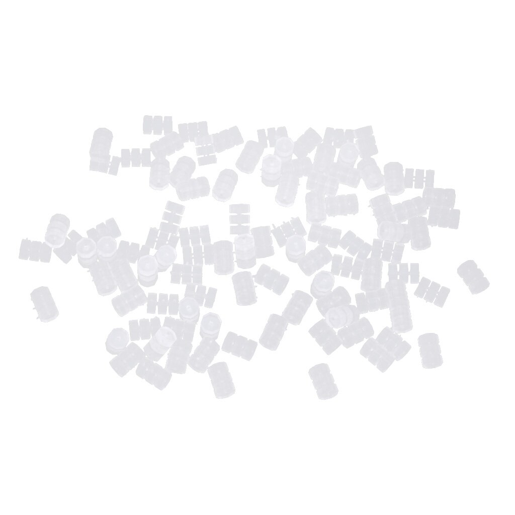 100 Pieces Bike Donuts Cables Housing Cable Donuts O-Rings for 1.1-1.8mm Shift /Brake Cables