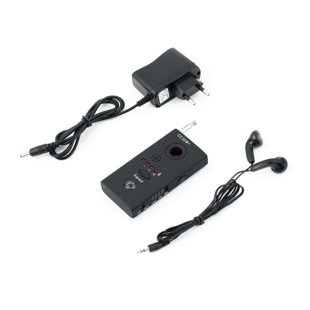 kebidumei CC308+ Multi Wireless Camera Lens Signal Detector Radio Wave Signal Detect Camera Full-range WiFi RF GSM Device Finder