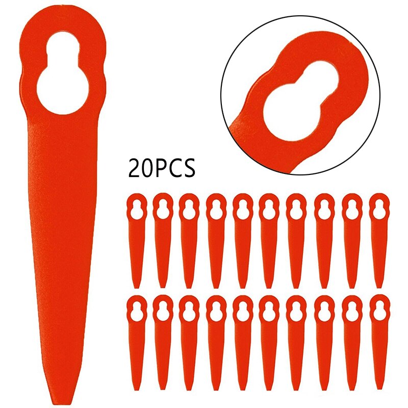 20Pcs Grasmaaier Reparatie Plastic Messen Accessoires Voor Stihl Fsa 45 Draadloze Strimmer Gras Trimmer Ondersteuning Reparatie Onderdelen