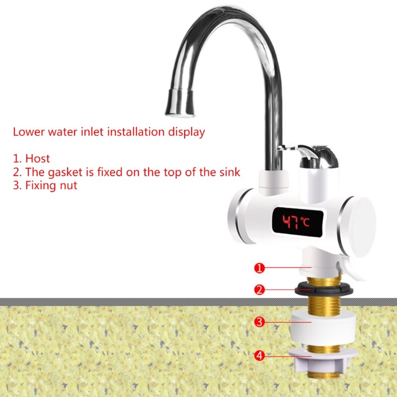 Emperature Display Instant Water Faucet Electric Tap Water Instant Faucet 35EC