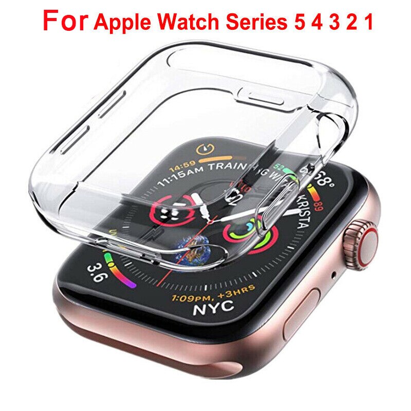 Watch Cover Case For Apple Watch series 3 2 1 iWatch Case 42mm 38mm Screen Protector Cover Apple Watch Accessories