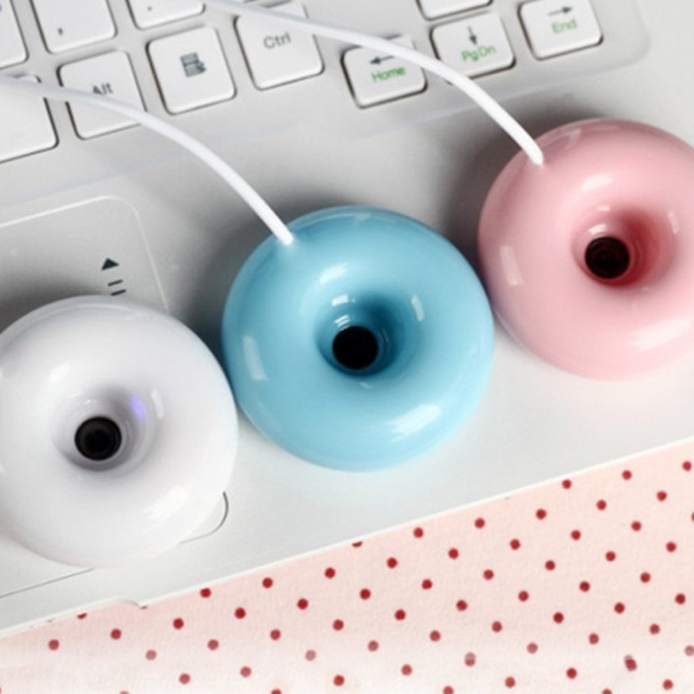 1 Pcs Usb Office Desktop Mini Luchtbevochtiger Draagbare Luchtreiniger Donut Luchtbevochtiger Mini Spuit