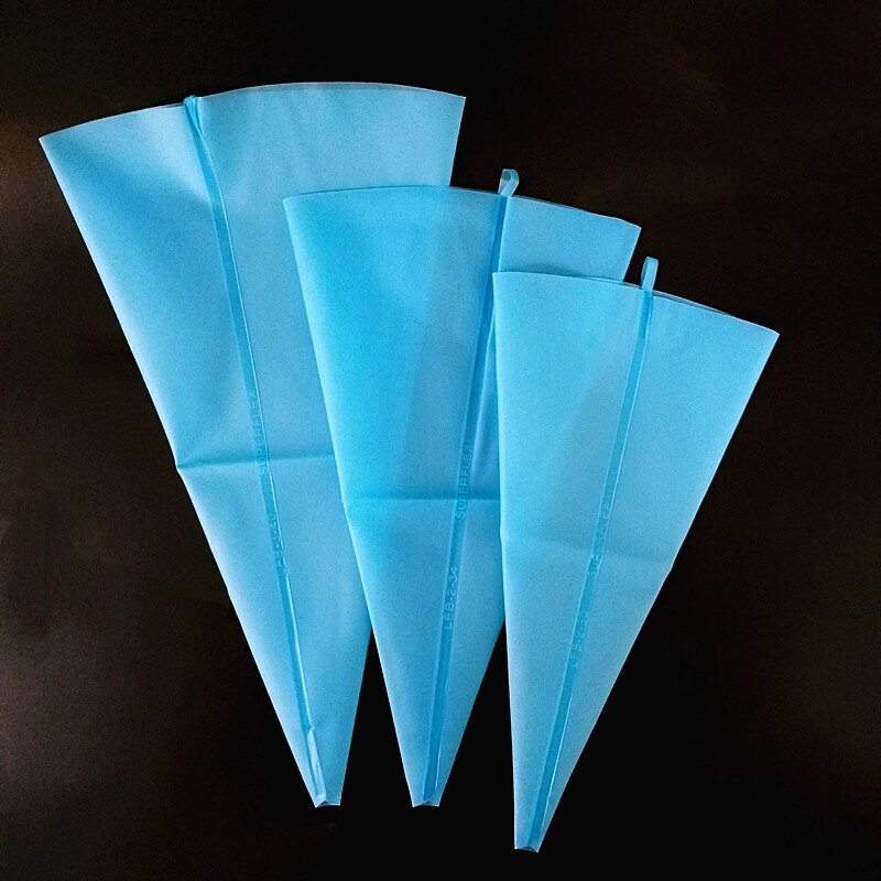 Ynaayu 1pc siliconen taart diy gereedschap cupcake dessert decorateurs blauwe herbruikbare glazuur spuitzak voor cupcake decoratie