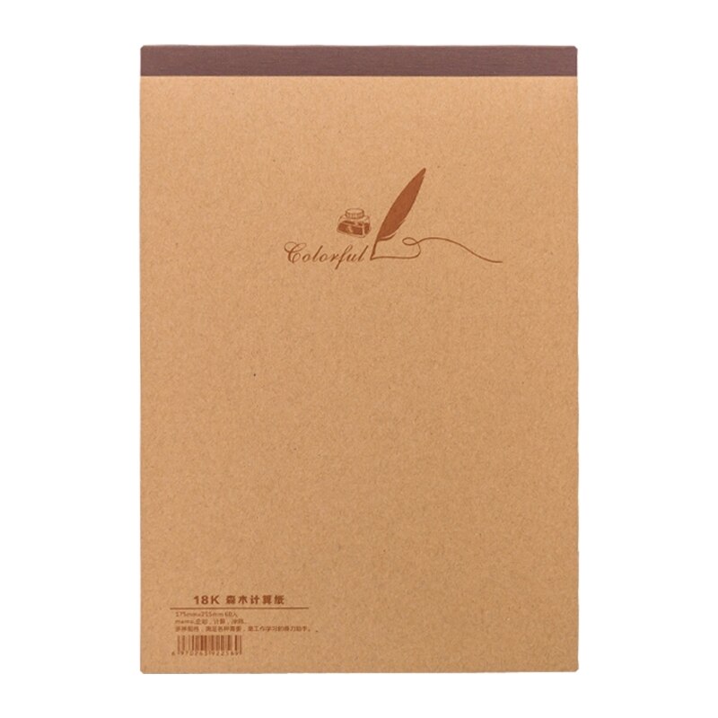 Y3NC Tearable Sketchbook Portable Note Paper Pad Drawing Pad 60 Sheets Blank Papers Adhesive Binding Easy to Tear for Office: 5AC1105369-18