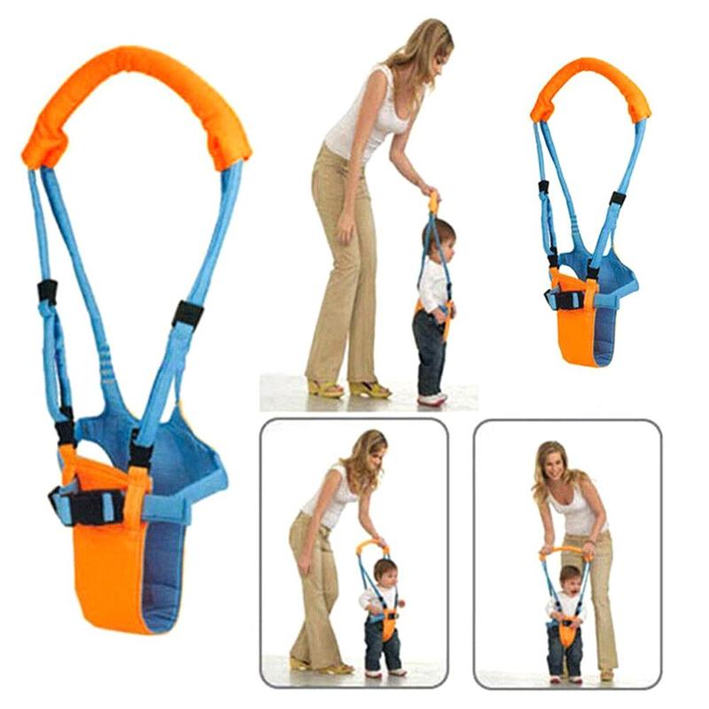 Baby Walker Zuigeling Peuter Walk Leren Band Een Hand Assistent Jumper Harnas Met Riem Bedienen Walker O9B4