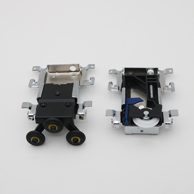 1pc hjul til skyvedør i garderoben, øvre og nedre hjul, hjul til veggskap, sidemontert hengende skyvedør, enkelt nedre hjul