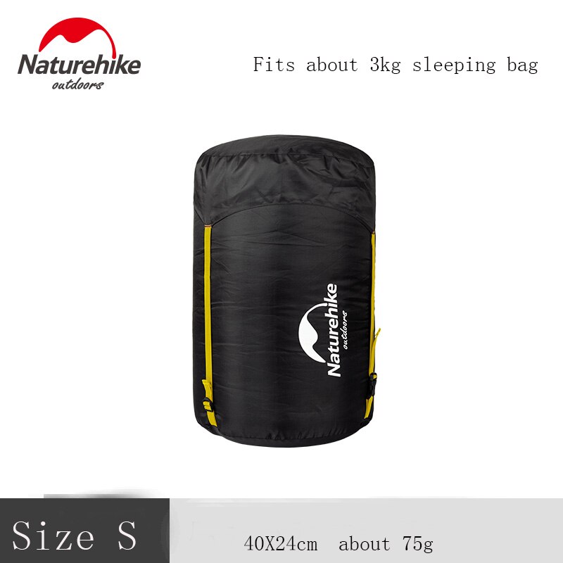 Naturehike Outdoor Storage Bag Space Saving Gear Camping Hiking Backpacking Ultralight Waterproof Portable Travel Sundries Bag: Size S 40X24cm