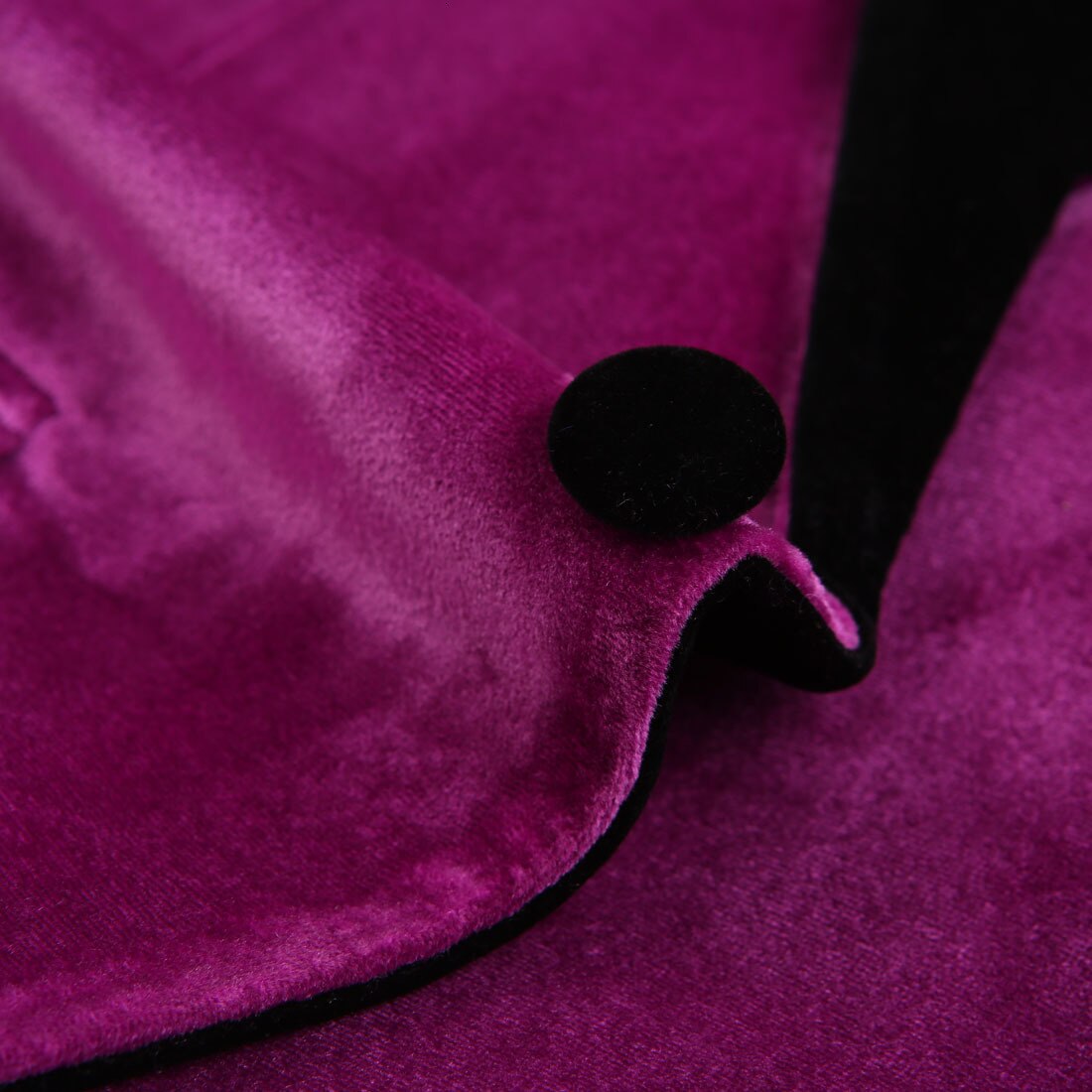 PYJTRL-Chaqueta de terciopelo brillante para hombre, chal de solapa para , traje de graduación, ropa de escenario para novio y boda, color púrpura claro, Otoño e Invierno