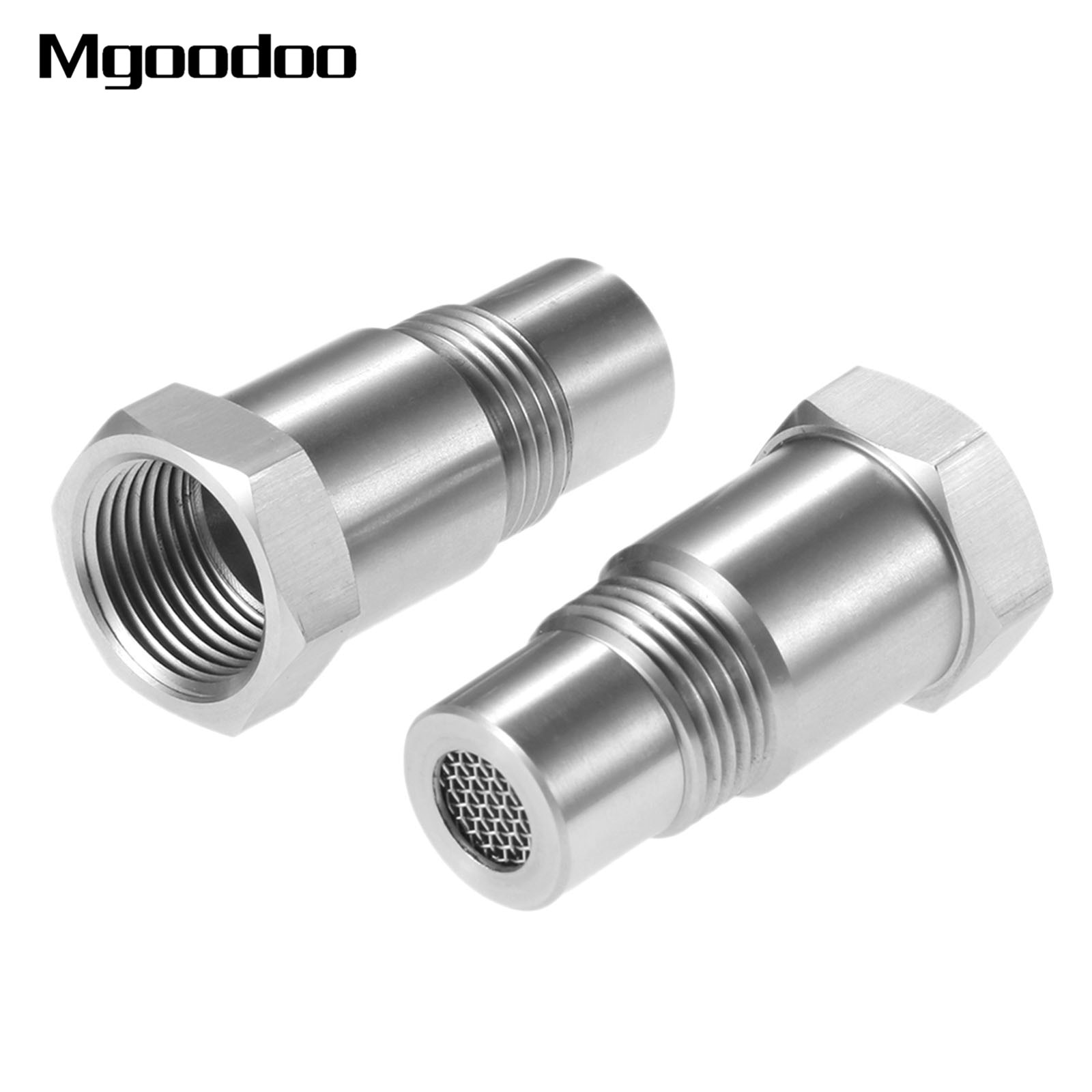 M18x1.5 CEL Check Engine Light Adapter CEL Eliminator Mini Catalytic Converter O2 Oxygen Sensor Stainless Steel Car Accessories