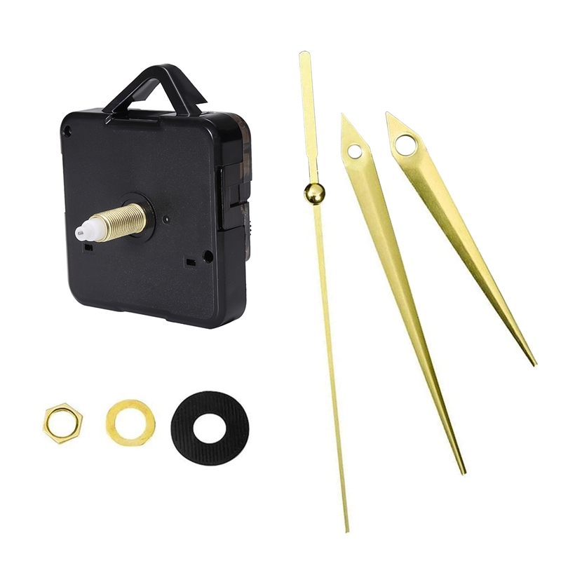 5Pcs Silent Quartz Clock Movement Mechanism Hands Kit Wall Clock Motor Mechanism Replacement Repair Tools Part Clock Kit