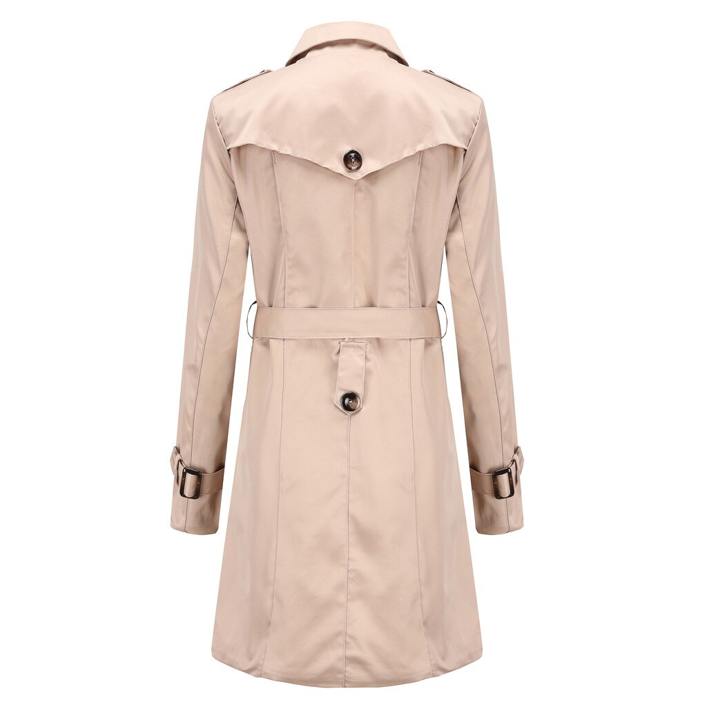 Veste longue et cintrée, manteau pour femme, 1 pièce, manteau d'extérieur femme, manteau d'extérieur printemps-automne coupe-vent #907