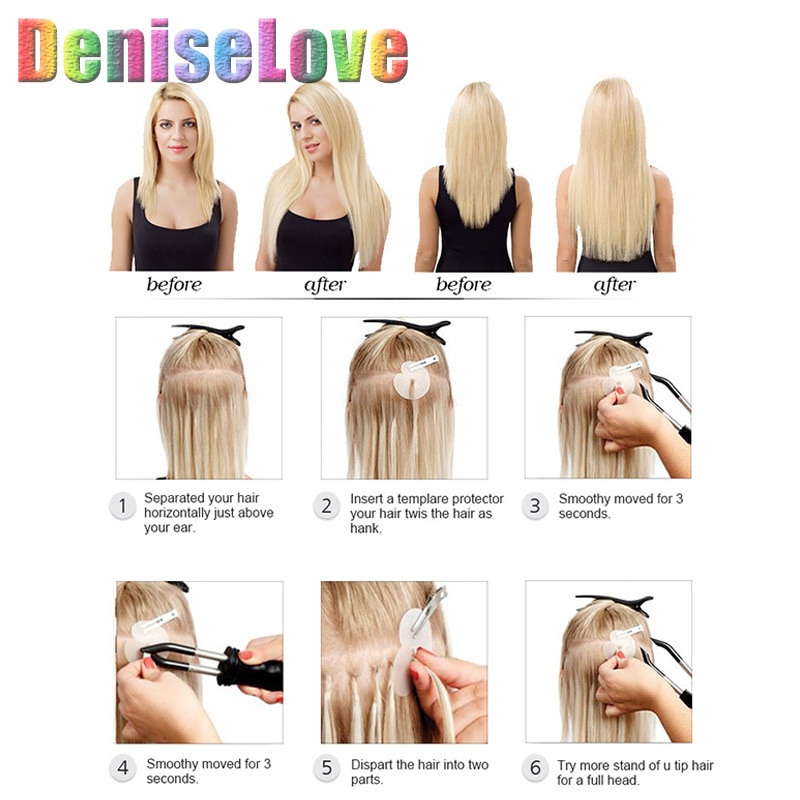 Hair Extensions Accessoires Haar Connector Loof Haarverlenging Ijzer Menselijk Haar Uitbreiding Conectores Loof Hair Extensions Tools