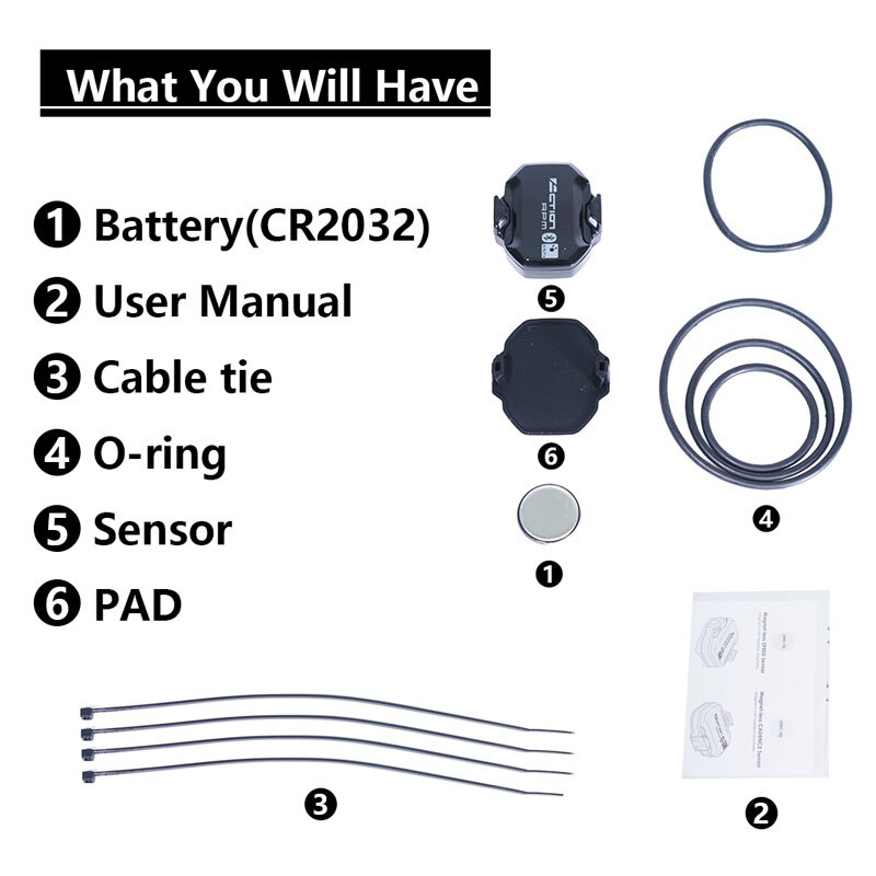 Action Computer Snelheidsmeter Ant + Snelheid En Cadanssensor Bike Snelheid En Cadans Ant + Geschikt Voor Garmin Igpsport Bryton xoss
