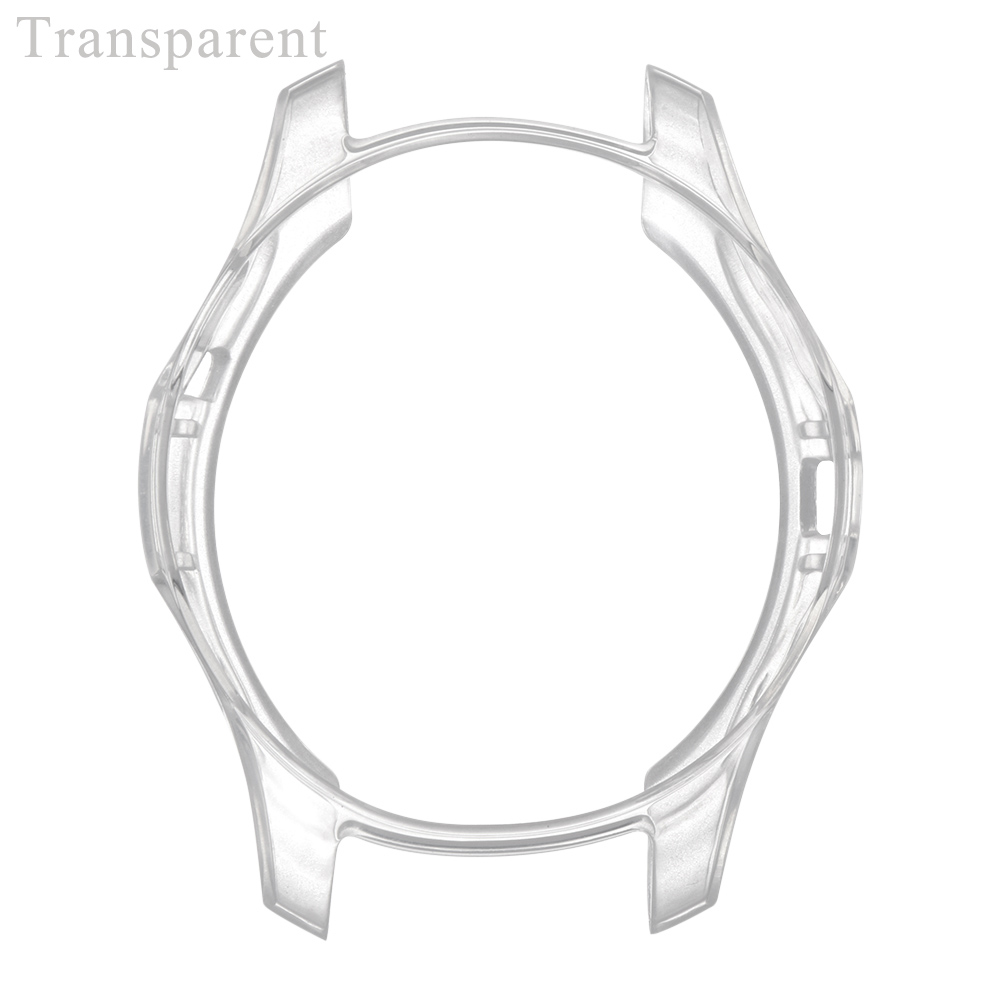 Capinha para samsung gear s3 frontier galaxy watch 46mm tpu macio all-around capa protetora para pára-choques caso quadro bordas ao redor: 6 / 46mm