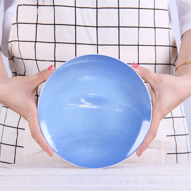 Ceramic Planet Wall Hanging Decorative Plate Nordic Modern Cosmic Ornaments Astronaut Home Wall Decoration Crafts