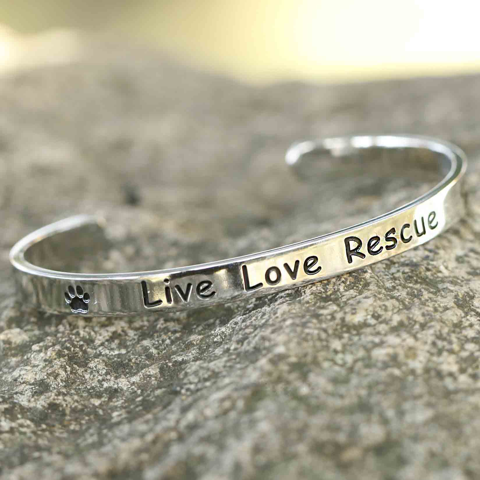 Bracciale levriero Galgo Grey hound Dog Animal Charm Pet Dog bracciale per uomo donna: Live Love Rescue