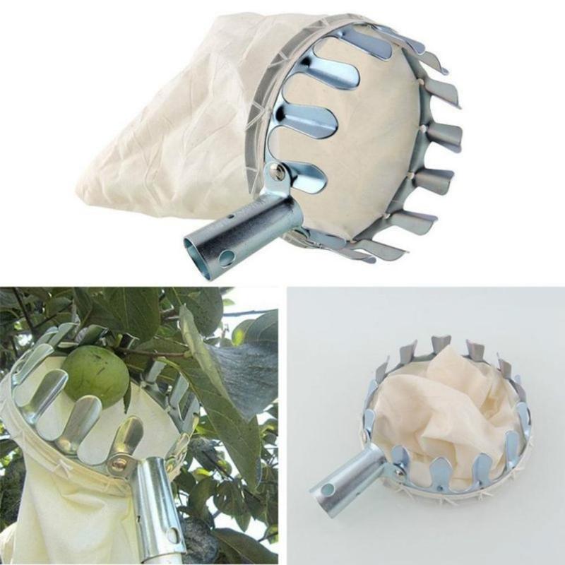 Convenient Metal Fruit Picker Orchard Gardening Outdoor Apple Peach Tree Picking Horticultural Garden Picking Tool