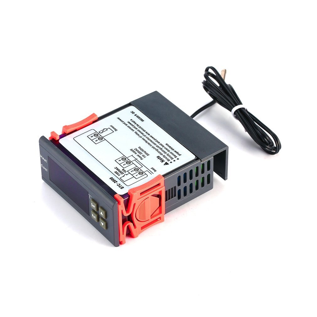 Controlador de temperatura digital de STC-2000 220v-55 120120c com sensor do par termoelétrico