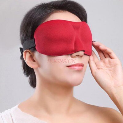 3d Stereo Eye Mask Sleep Shading Breathable Men And Women Sleeping Eye Comfortable Light Blocking Anti-noise Earplugs Eyes: Red