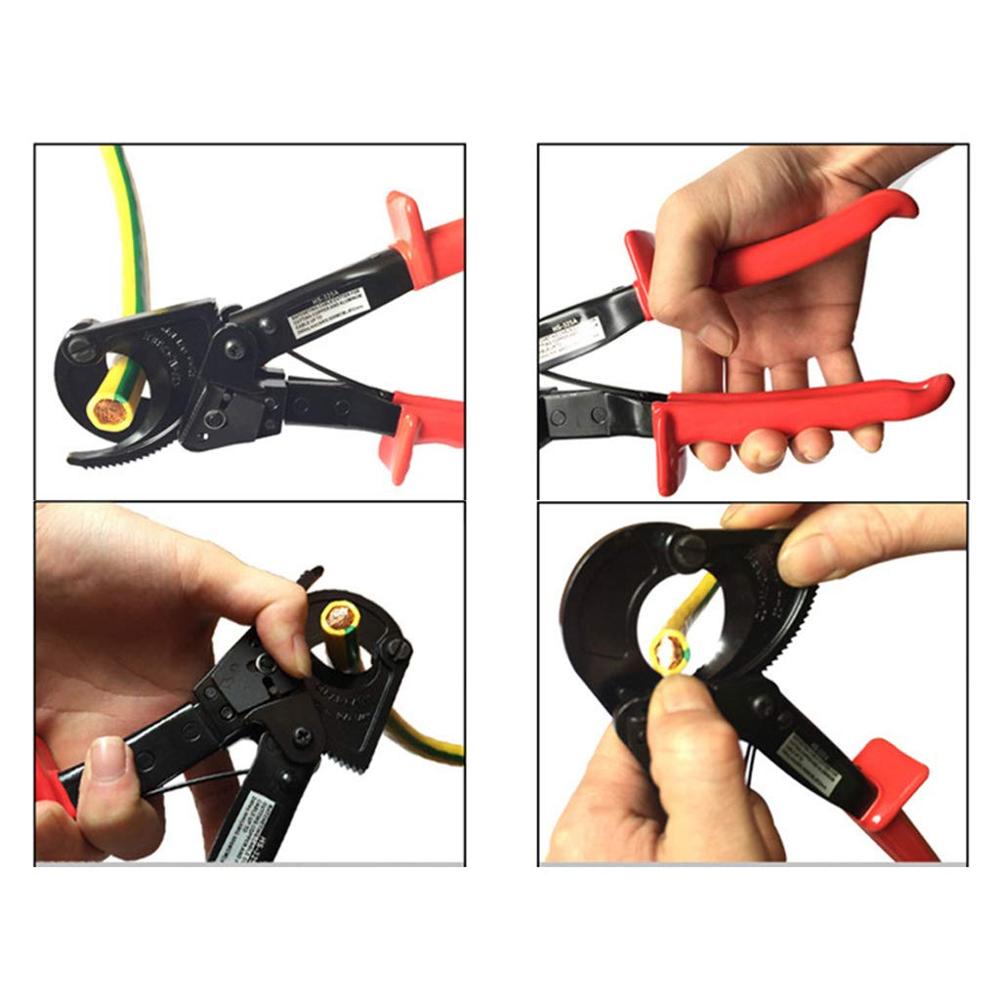 HS-325A 240mm2 Ratcheting Ratchet Cable Cutter Germany Wire Cutter