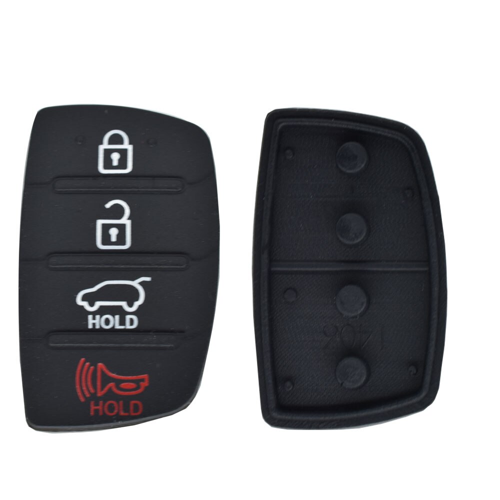 Kumi auton avaimen suojatyyny hyundai tucson santa fe  / ix45 sonata  i40 4 painikkeen korjaus auton avainkuoren vaihto fob -kotelon iho