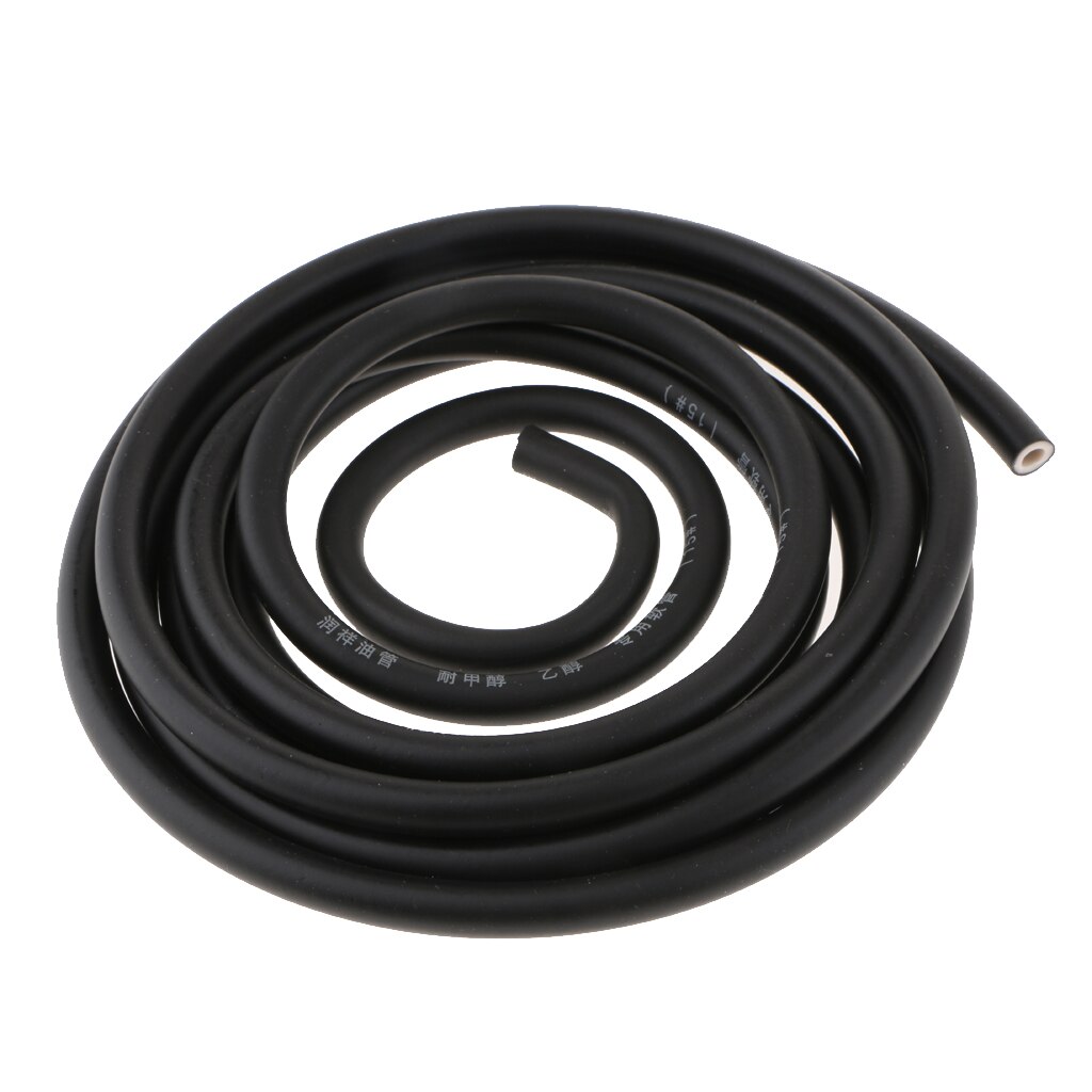 Gasbrændstofledning 9.8 ft 3 meter 1/4 ' id & 20 stk 2/5 ' id slangeklemmer sæt