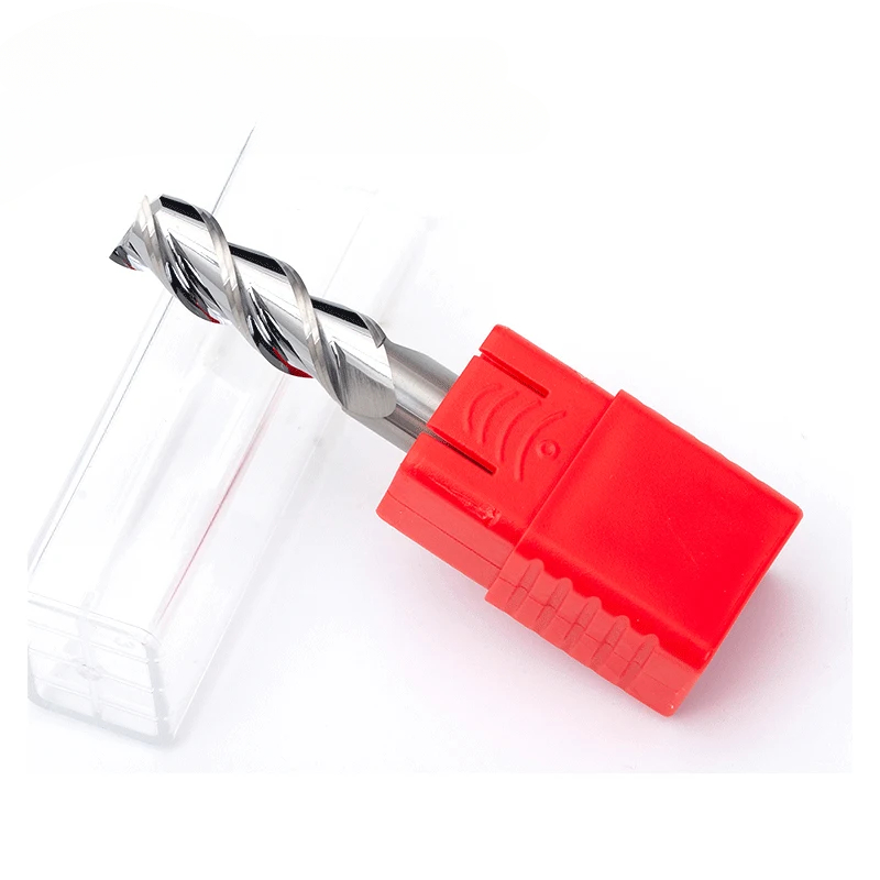WOY HRC55 Houtbewerking gereedschap rechte fluiten Cnc carbide frees Aluminium Koper Hout frees Frees