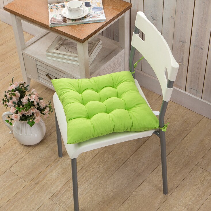 Oreillers pour chaises plancher siège coussin épaissir Tatami salle à manger chaise coussins couleur unie maison décoratif assis canapé oreillers: 4