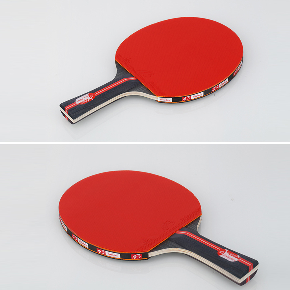 Table Tennis Racket Horizontal Suit Shot Beginner Training Ping-pong Board Table Tennis Racket Set Two Shot Three Balls