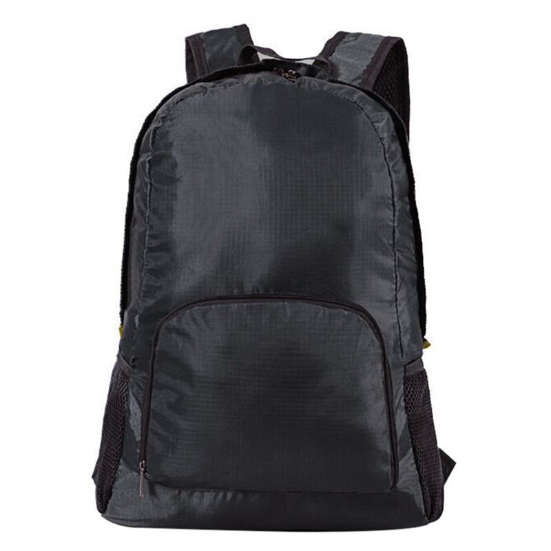 Mochila plegable de viaje impermeable, mochila escolar para deportes al aire libre, senderismo, BHD2: black